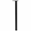 4 Height Adjustable Table Legs Black 870 mm