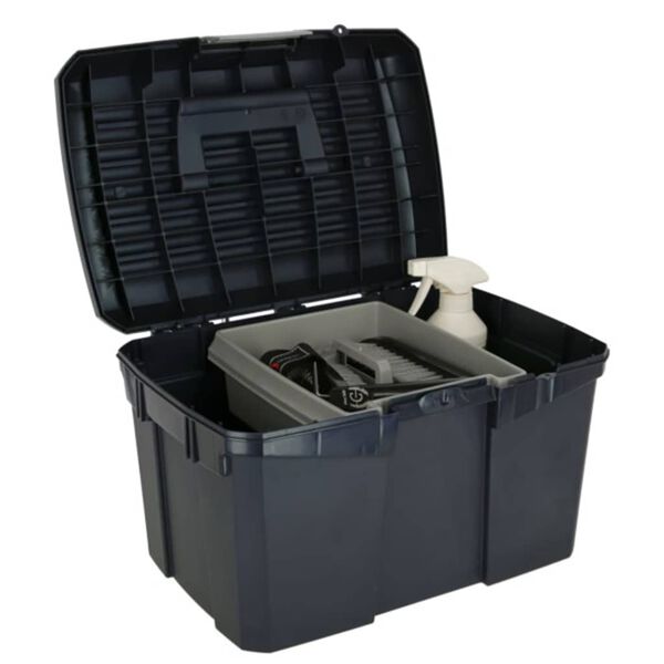 Covalliero Grooming Box Siena Midnight Blue 328268