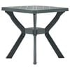 vidaXL Garden Table | Green | Plastic | 70x70x72 cm | Lightweight | Garden Table