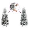 vidaXL Artificial Christmas Tree with 150 LEDs with Stand White 150 cm