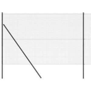vidaXL Fence Post Grey