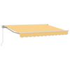 vidaXL Manual Retractable Awning Sand 4 x 3 m Polyester and Aluminium