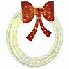 vidaXL Wreath with 150 LEDs Warm white 121 x 121 x 10 cm PET