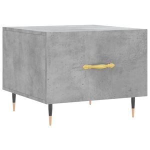 vidaXL Coffee Table Concrete Grey 50x50x40 cm Engineered Wood