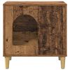 vidaXL Cat House Old Wood 51 x 30 x 52 cm Engineered Wood