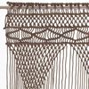 vidaXL Macrame Curtain Taupe 140x240 cm Cotton
