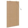 vidaXL Roller Blind with Curtains Manual Nature 80 x 220 cm Bamboo