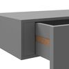 vidaXL Wall-mounted Drawer Shelves 2 pcs Grey 40x23.5x10cm MDF