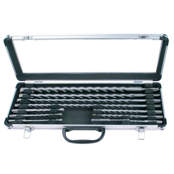 Br&uuml;der Mannesmann 11 Piece Masonry Drill Bit Set SDS-Plus 12587