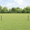 vidaXL Fence with Post Green 0.4 x 25 m Steel