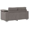 vidaXL Sofa Taupe 160 x 77 x 82 cm Fabric