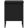 vidaXL Bedside Cabinet Black 2 pcs 40x30x40 cm Engineered Wood