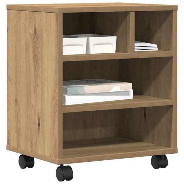 vidaXL Printer Stand Artisan oak 41 x 32 x 48 cm Engineered wood