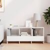 vidaXL Magazine Rack White 102 x 30 x 45 cm