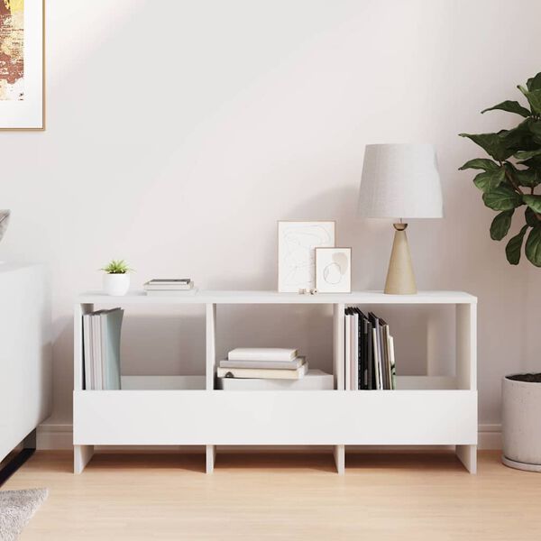 vidaXL Magazine Rack White 102 x 30 x 45 cm