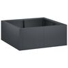 vidaXL Retaining Wall 4 pcs 100 x 100 x 40 cm Steel Anthracite