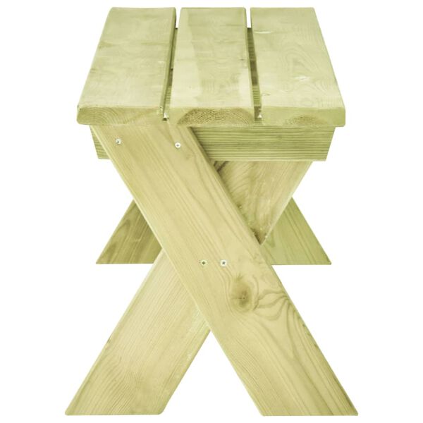 vidaXL Garden Bench 170 cm Impregnated Pinewood