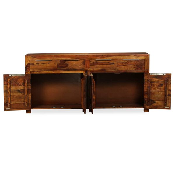 vidaXL Sideboard Solid Acacia Wood 160x35x75 cm