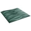 vidaXL Wall Panels 12 pcs Stone Green 50 x 50 cm XPS Foam