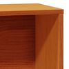 vidaXL Bookcase Bed without Mattress Wax Brown 75x190cm Small Single Solid Wood Pine