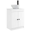 vidaXL Bathroom Vanity with Sink White 54 x 35 x 83 cm Engineered Wood