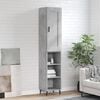 vidaXL Highboard Concrete Grey 34,5x34x180 cm Engineered Wood