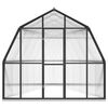 vidaXL Greenhouse with Base Frame Anthracite 12.63 m² Aluminium