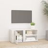 vidaXL TV Cabinet High Gloss White 80x31,5x36 cm Engineered Wood