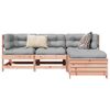 vidaXL 4 Piece Garden Sofa Set Solid Wood Douglas Fir