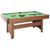 vidaXL 6 Feet Billiard Table 184x108x82 cm Brown
