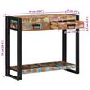 vidaXL Console Table Multicolour 90 x 33 x 75 cm Solid Reclaim Wood