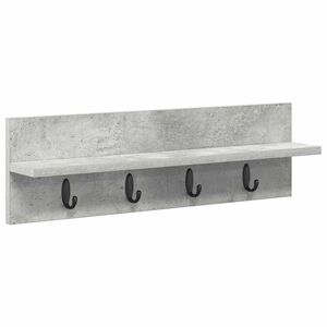 vidaXL Wall-Mounted Coat Rack Wall-Mounted Concrete Grey
