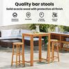 vidaXL Bar Chairs 2 pcs Solid Acacia Wood