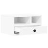 vidaXL Printer Stand White 40x32x22,5 cm Engineered Wood