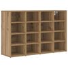 vidaXL Shoe Cabinet 103 x 30 x 67 cm Engineered Wood Artisan Oak