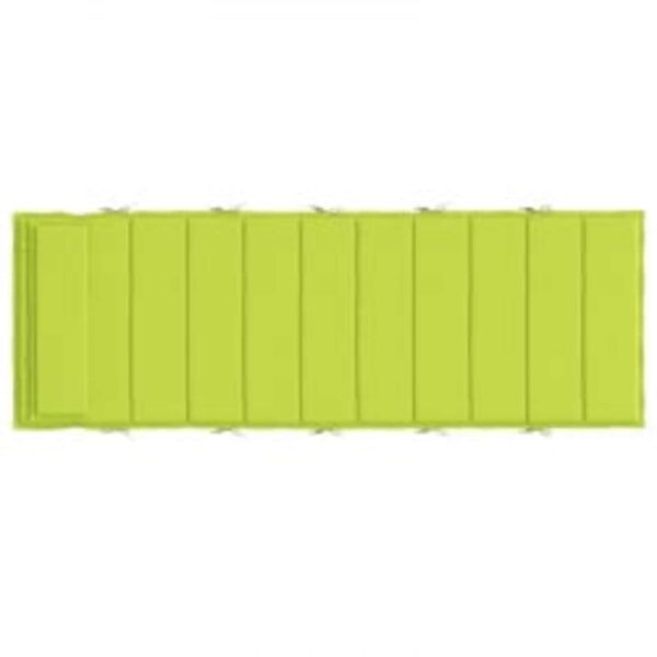vidaXL Sun Lounger Cushion Green 178 x 60 x 4 cm Oxford fabric