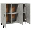 vidaXL Sideboard Concrete Grey 90x34x80 cm Engineered Wood