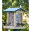 dobar Bird Feeder with Silo FSC Wood Natural and Green