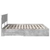 vidaXL Bed Frame Concrete Grey 180 x 200 cm Engineered Wood