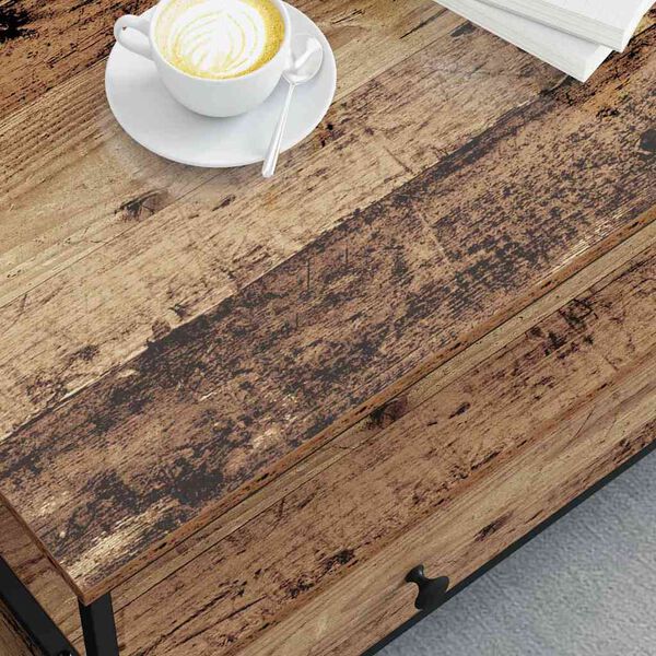 vidaXL Coffee Table Old wood 100 x 51 x 45 cm Engineered wood
