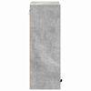 vidaXL Bathroom Cabinet Wall-mounted Concrete Grey 39 x 23.5 x 65 cm