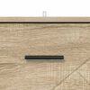 vidaXL Bedside Cabinet Sonoma oak 38 x 38 x 66 cm Engineered wood