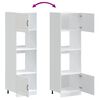 vidaXL Oven Cabinets 2 pcs Lucca White Engineered Wood