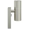 vidaXL Outdoor Wall Light Silver 7 x 10 x 22 cm