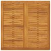 vidaXL Garden Dining Table 110x110x75 cm Solid Wood Acacia