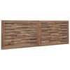 vidaXL Headboard Wall-mounted Natural 140 cm Solid Teak Wood