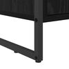 vidaXL Shoe Cabinet Black Oak 79 x 36 x 100 cm Engineered Wood
