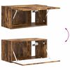 vidaXL TV Cabinet Set Wall-mounted 4 pcs Smoked Oak Engineered Wood