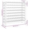 vidaXL Wine Rack 109.5x30x107.5 cm Solid Wood Pine