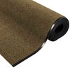 vidaXL Doormat Other Brown and Black 120 x 350 cm Polyamide and PVC
